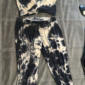 Elegant Tie-Dye Women's Joggers